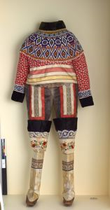 Image of Sealskin Pants with Leather Insets,  "Miriam's costume"